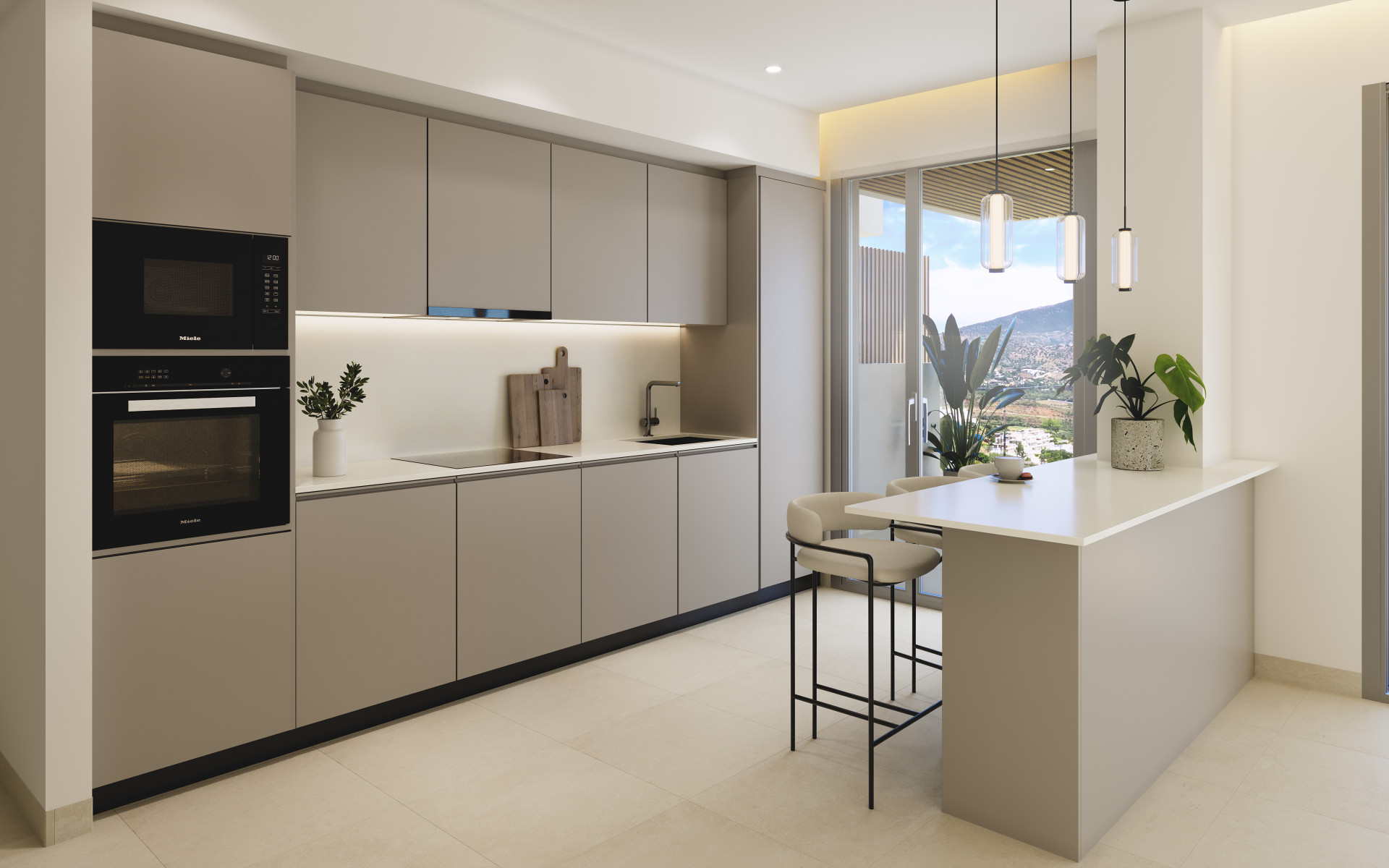 Piso de 3 Dormitorios en venta en Calahonda, Mijas