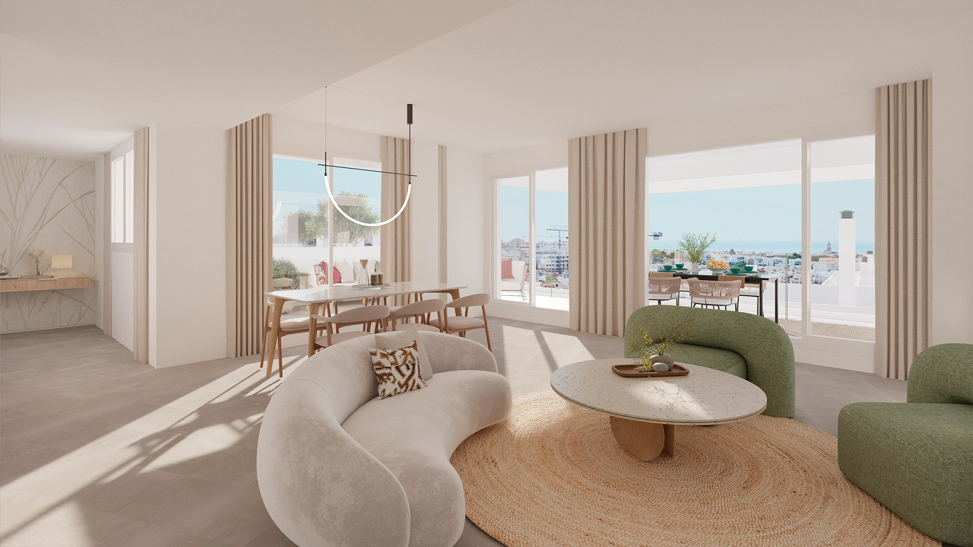 3 спални, 3 бани - Апартамент за продажба в Estepona