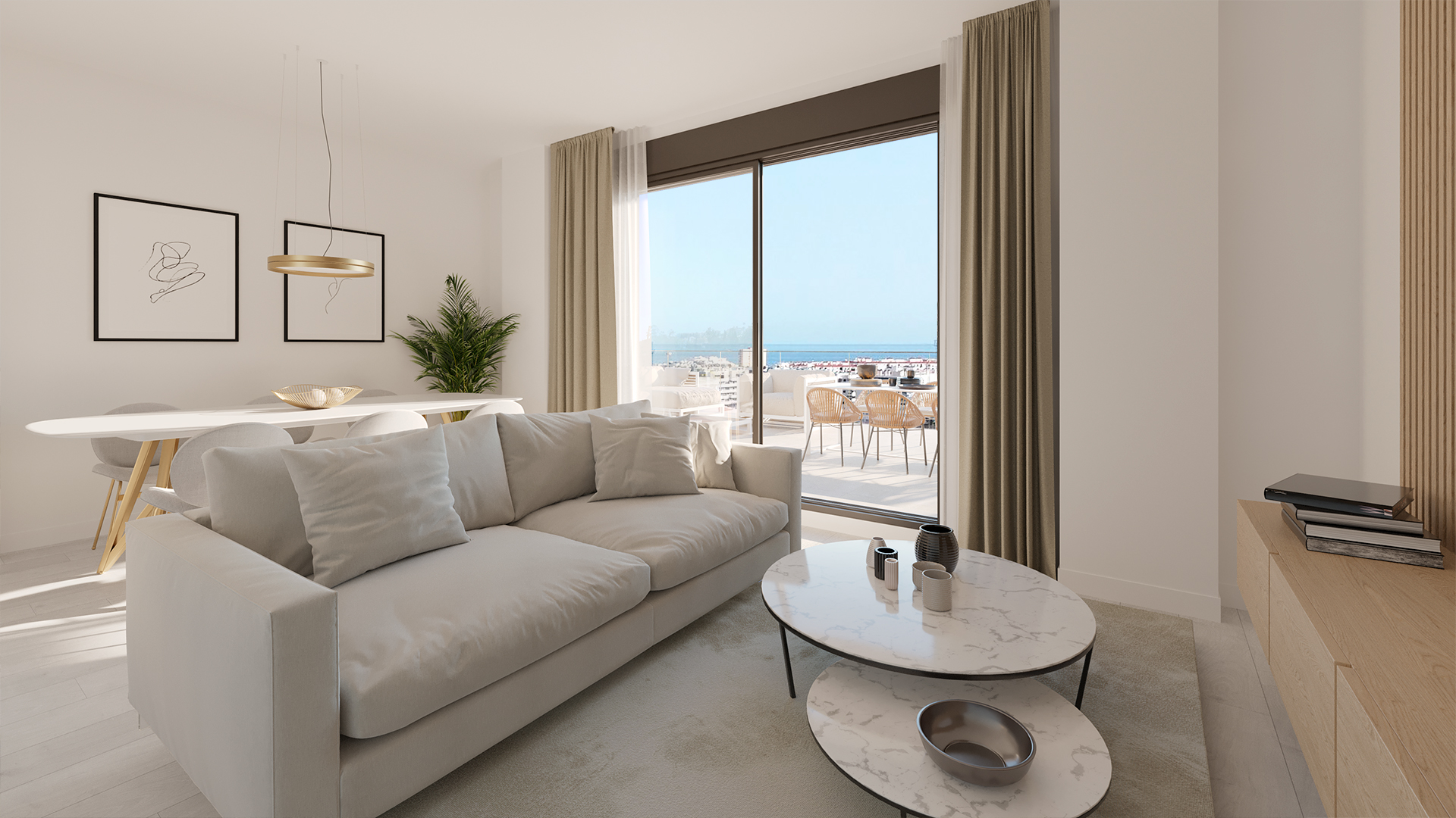 Piso de 3 Dormitorios y 2 Baños en venta en Estepona