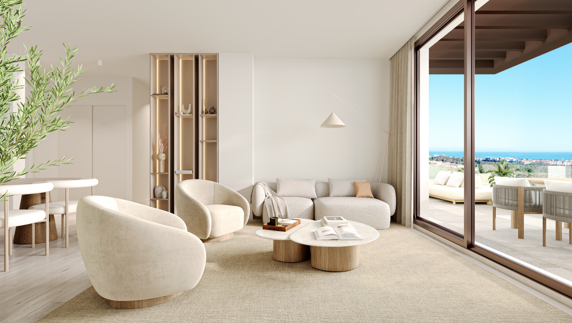 Piso de 2 Dormitorios en venta en Mijas