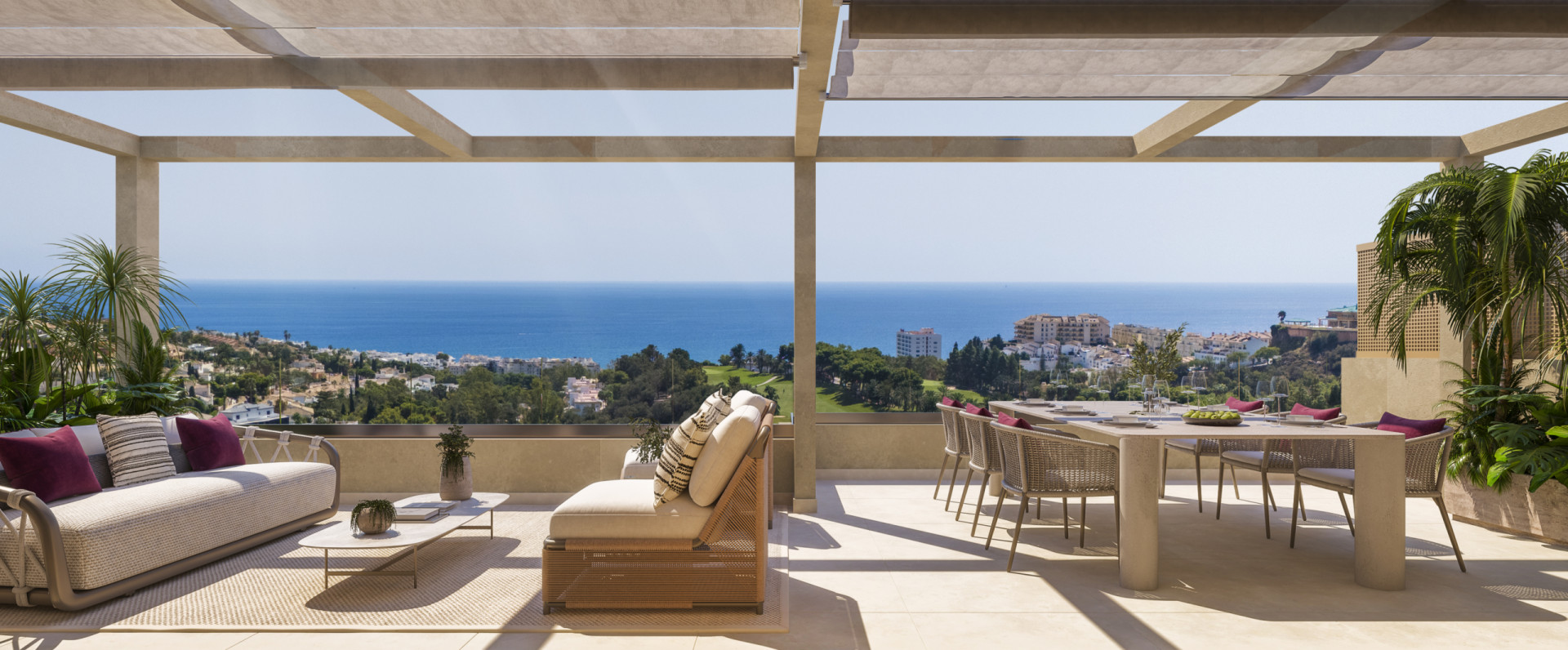 3 спални, 3 бани - Пентхаус за продажба в Torrequebrada, Benalmadena