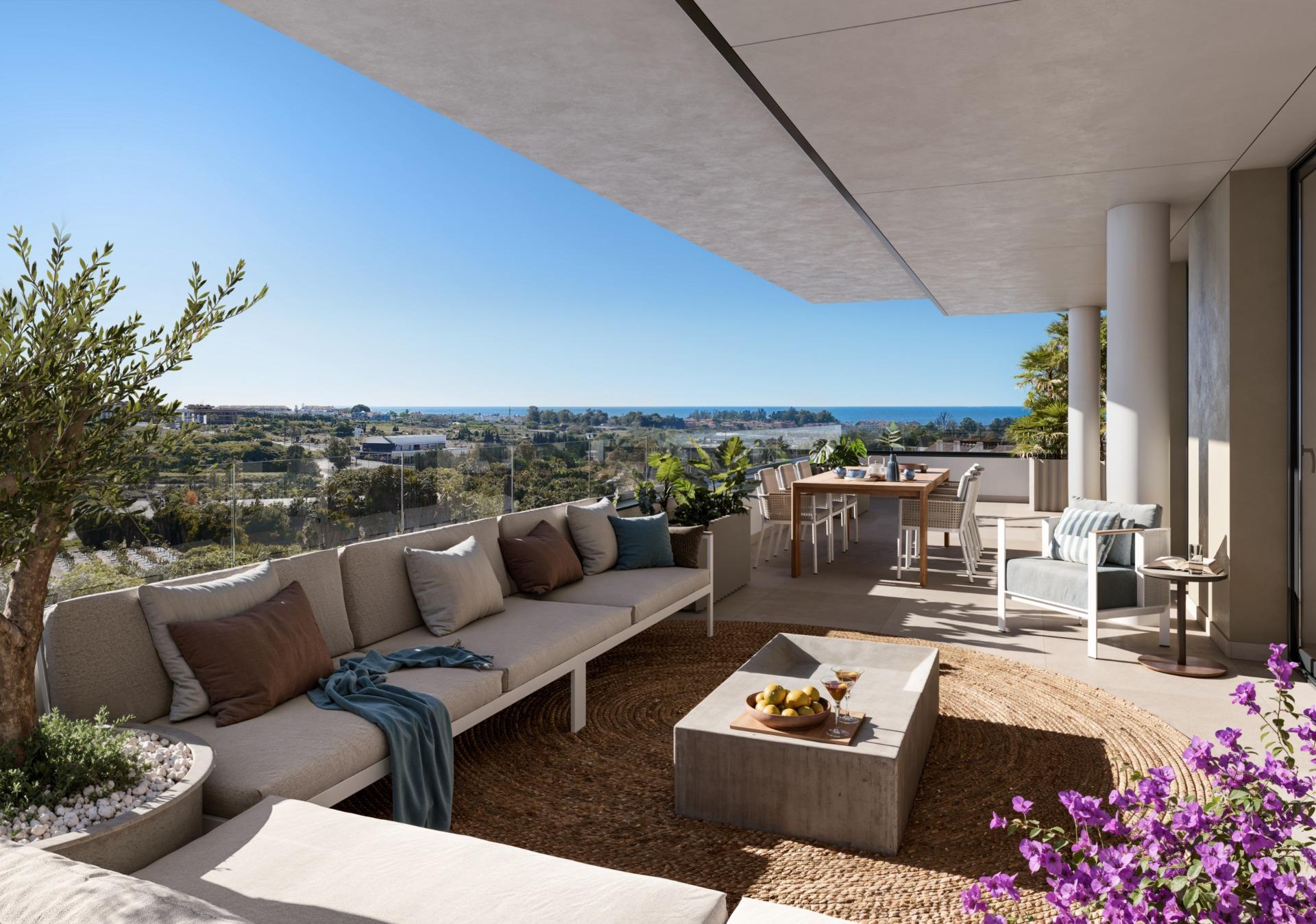 2 кровать 2 ванна Квартира для продажи в New Golden Mile, Estepona