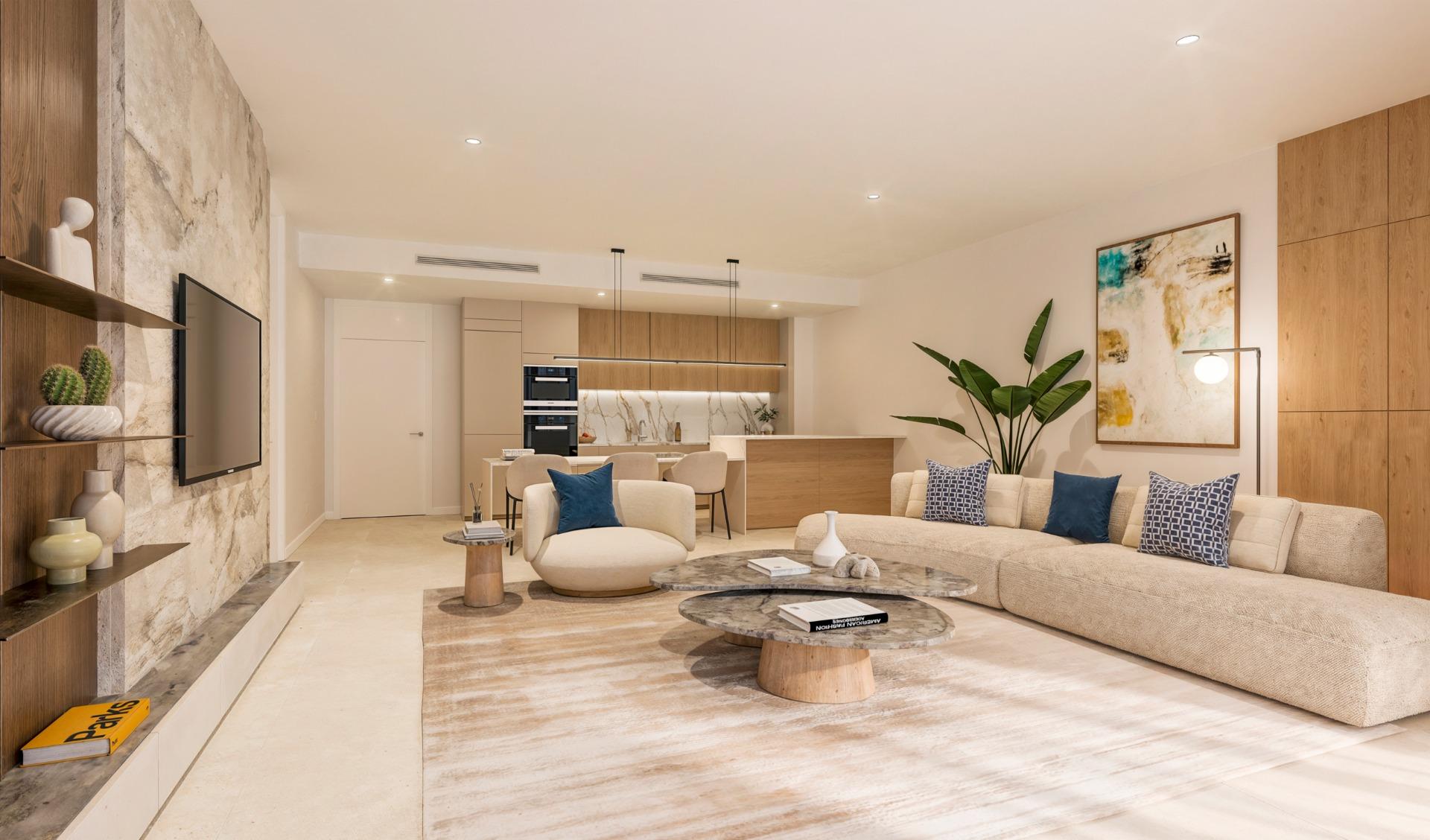 2 кровать 2 ванна Квартира для продажи в New Golden Mile, Estepona