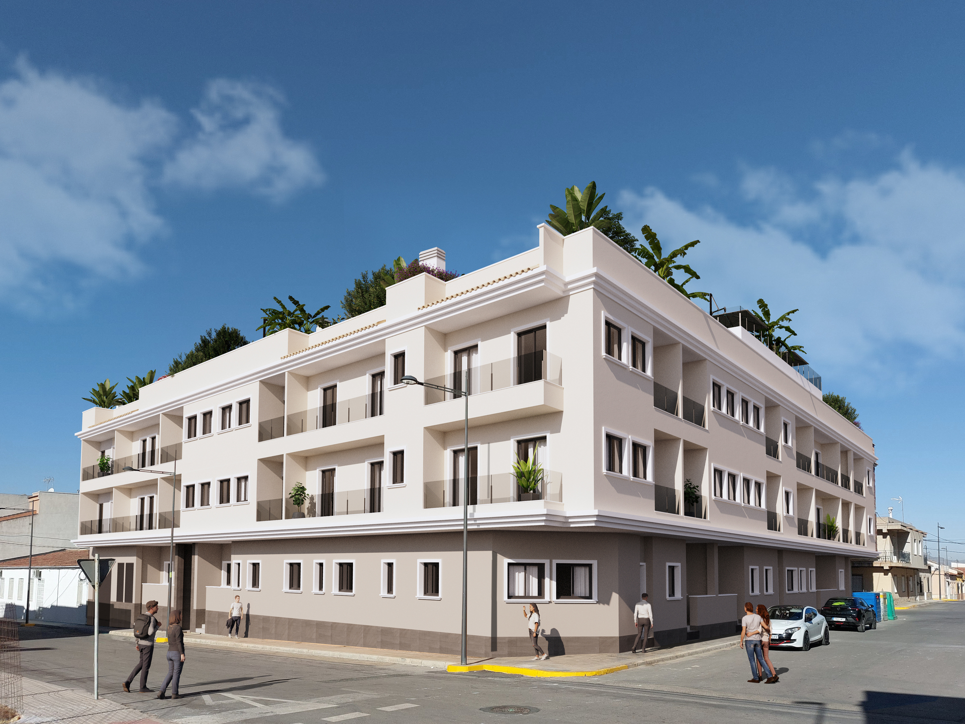 2 кровать 2 ванна Квартира для продажи в Algorfa