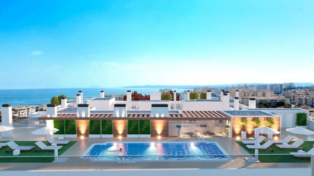 Piso de 1 Dormitorio en venta en La Alqueria, Estepona
