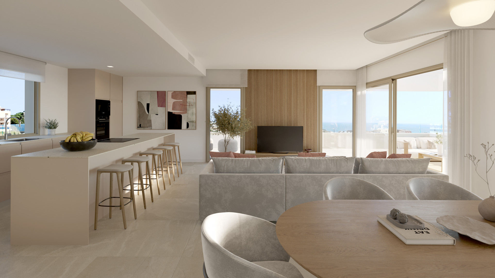 Piso de 2 Dormitorios y 2 Baños en venta en Mijas