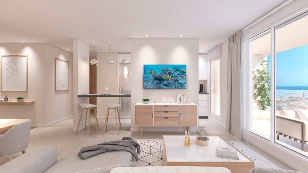 Piso de 1 Dormitorio en venta en La Alqueria, Estepona