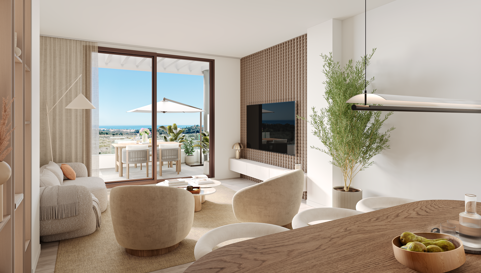 Piso de 3 Dormitorios y 2 Baños en venta en Mijas