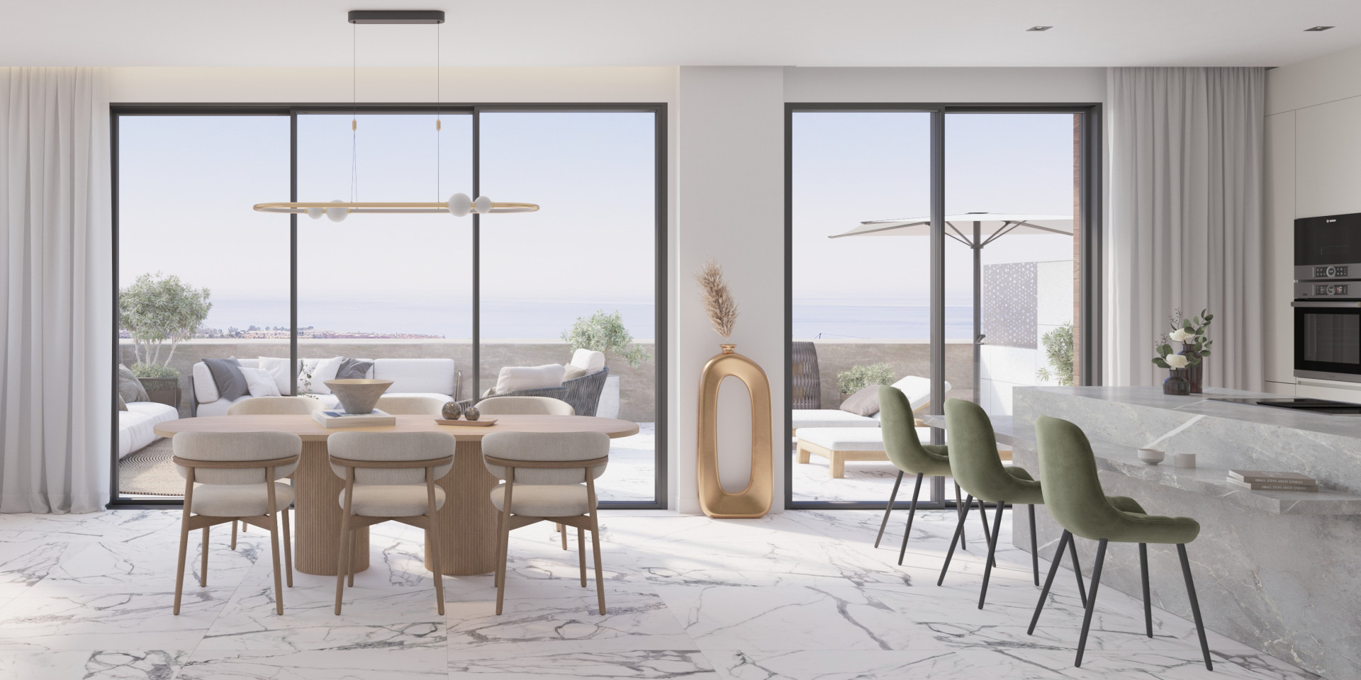 3 спални - Апартамент за продажба в Estepona