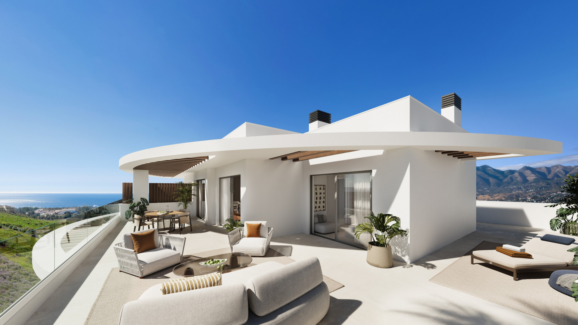 Ático de 3 Dormitorios y 2 Baños en venta en Mijas