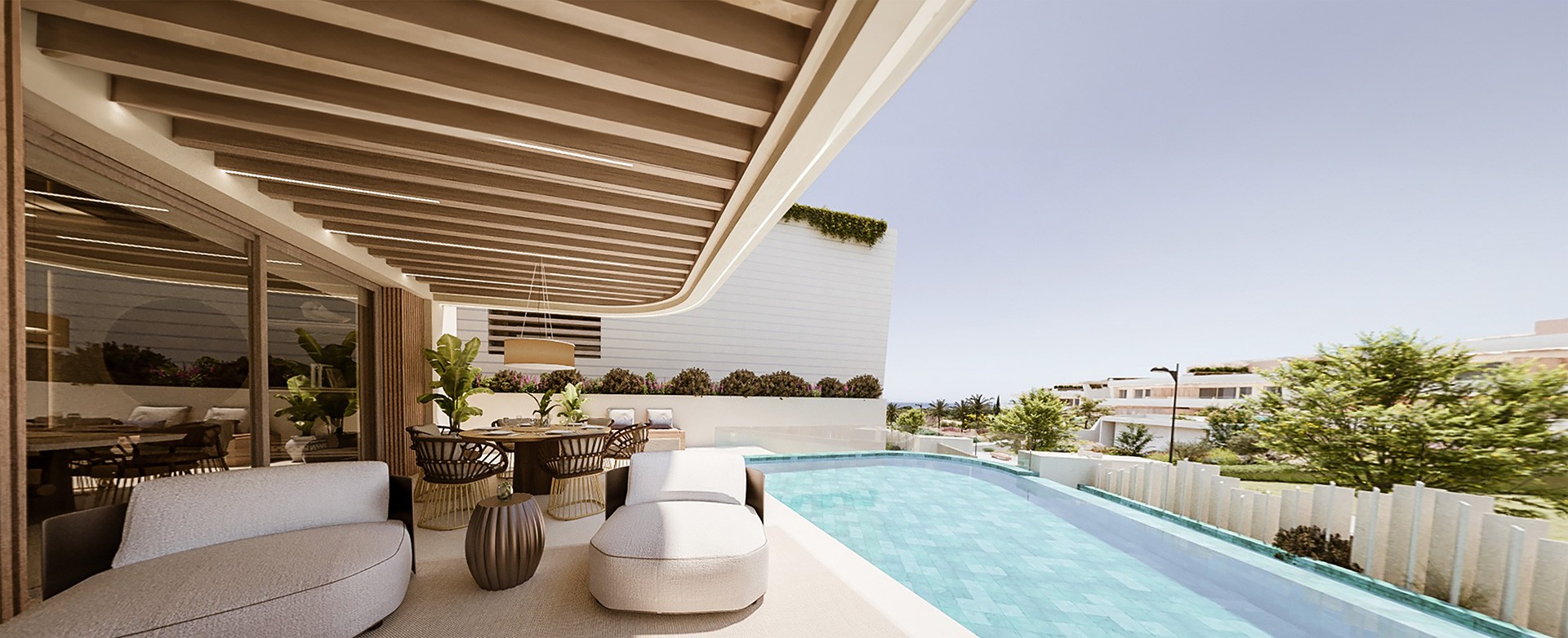 Piso de 4 Dormitorios en venta en Las Chapas, Marbella