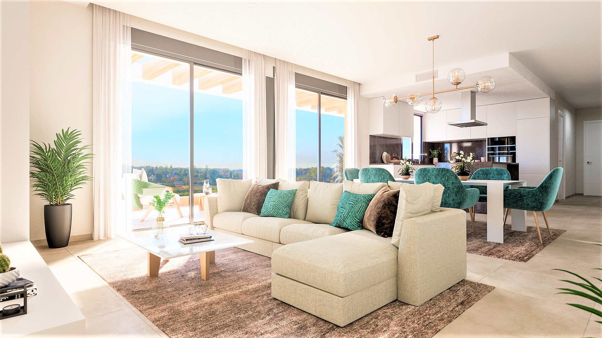 2 кровать 2 ванна Квартира для продажи в Benahavis