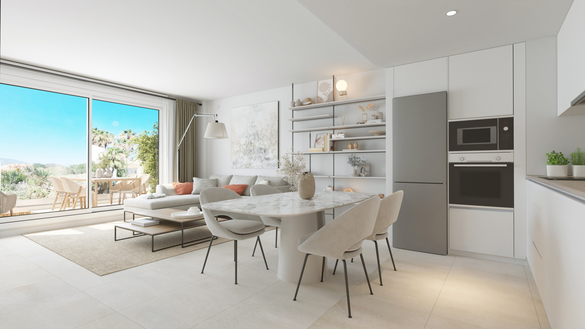 Piso de 2 Dormitorios y 2 Baños en venta en Mijas