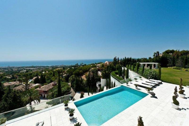 7 кровать 6 ванна Вилла курортная аренда в Marbella Golden Mile