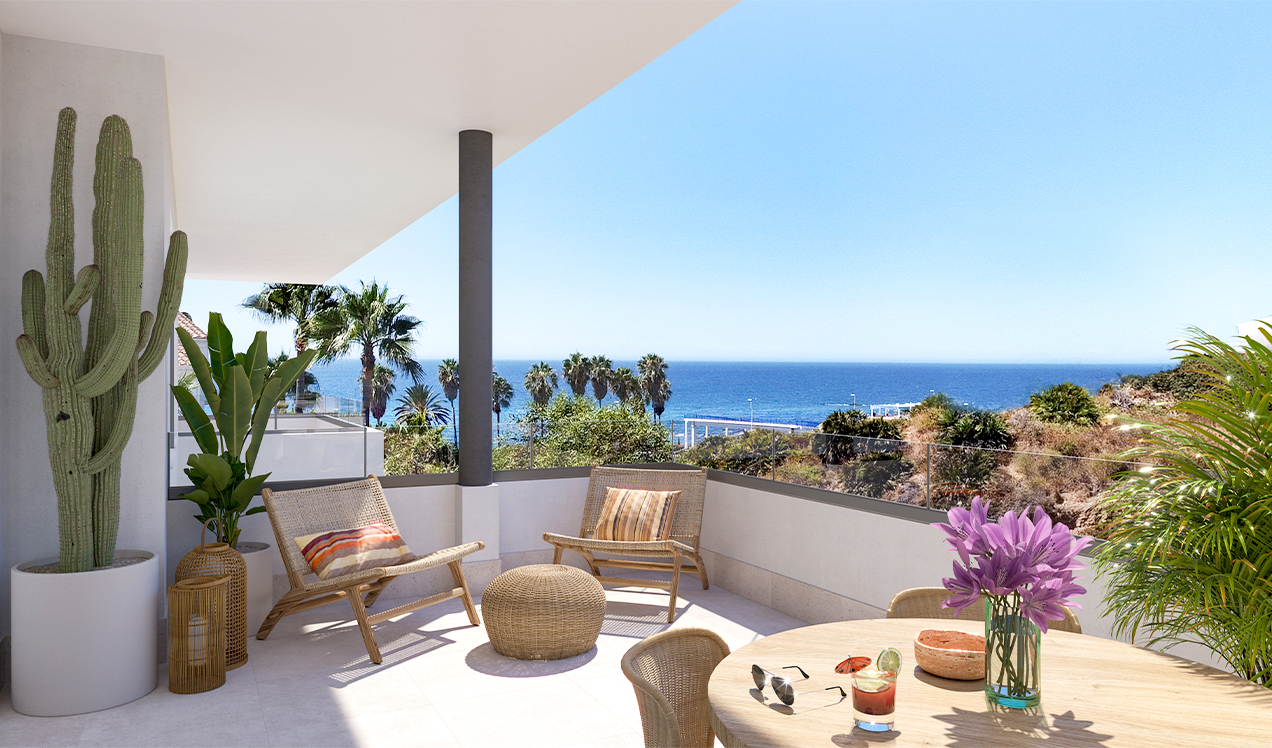 2 Slaapk., 2 Badk. - Appartement te koop in Las Lagunas de Mijas