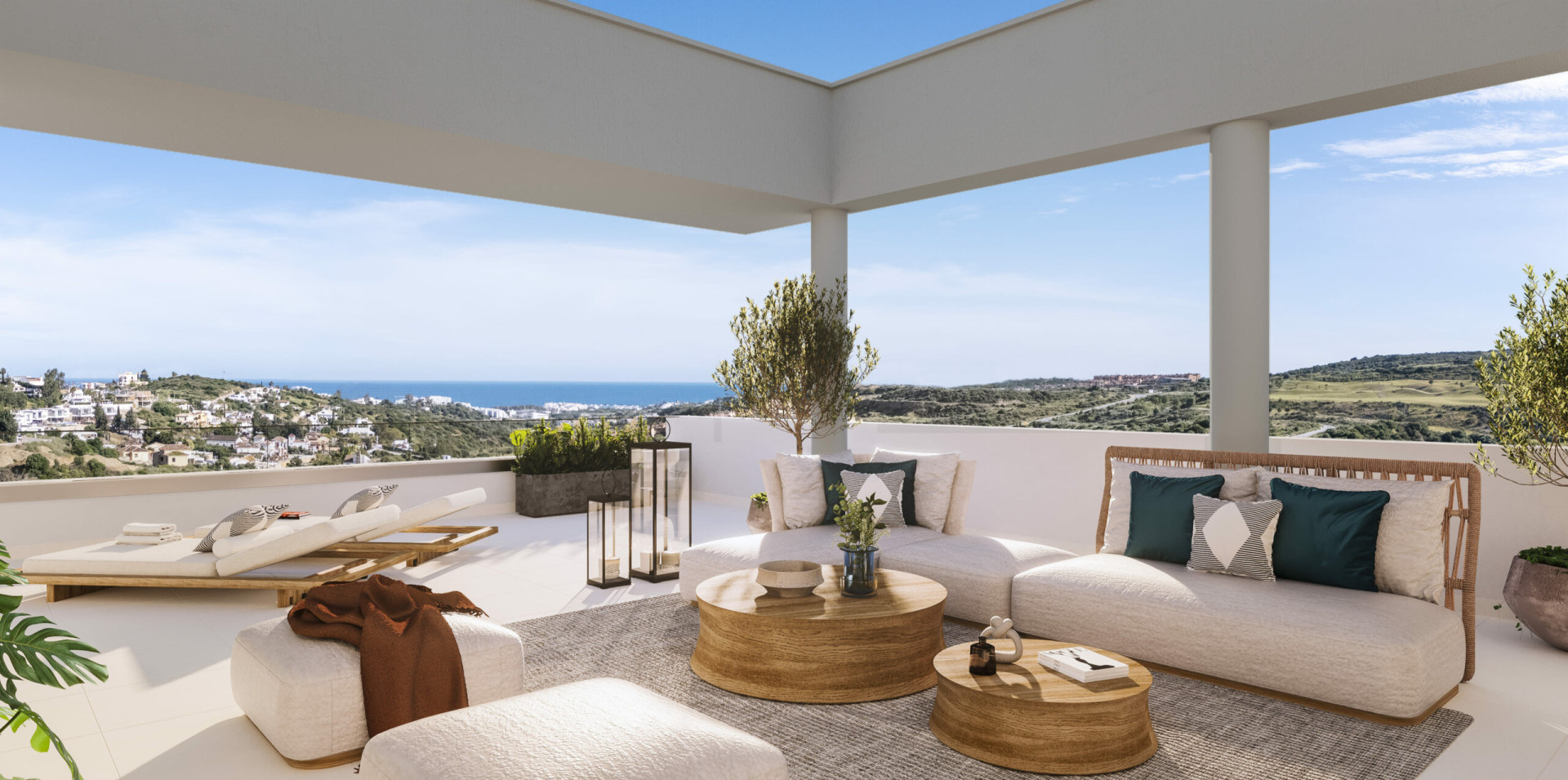 2 спални - Пентхаус за продажба в Estepona