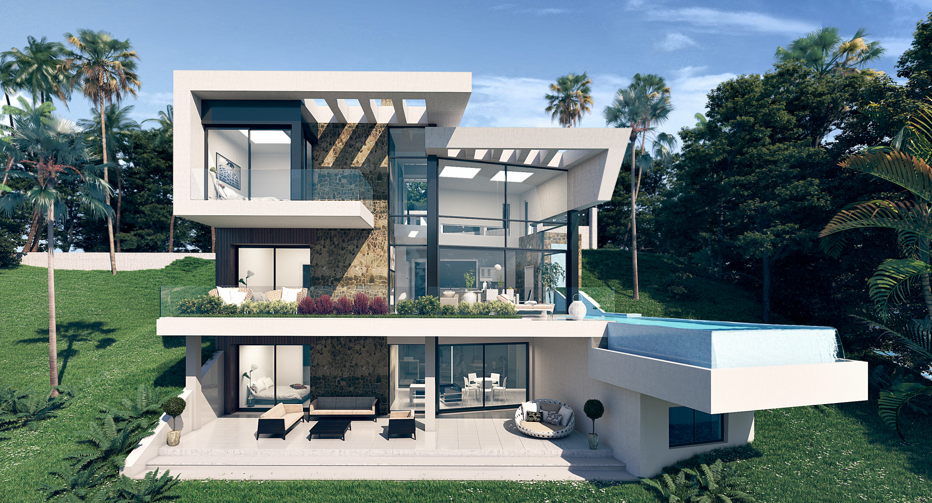 Casa de 3 Dormitorios en venta en La Alqueria, Estepona
