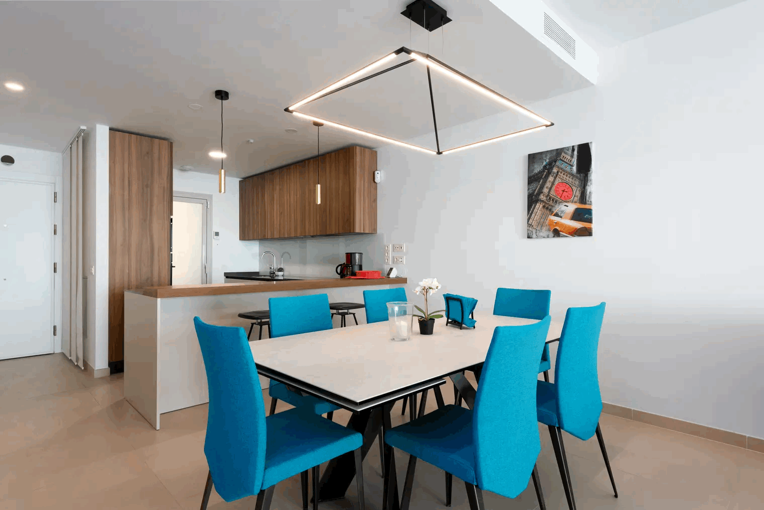 3 кровать Квартира курортная аренда в Benalmadena Costa