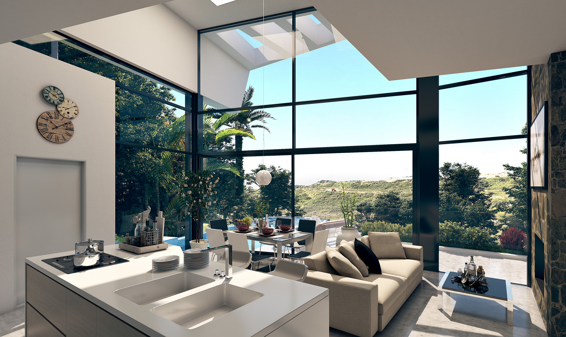 Casa de 3 Dormitorios en venta en La Alqueria, Estepona