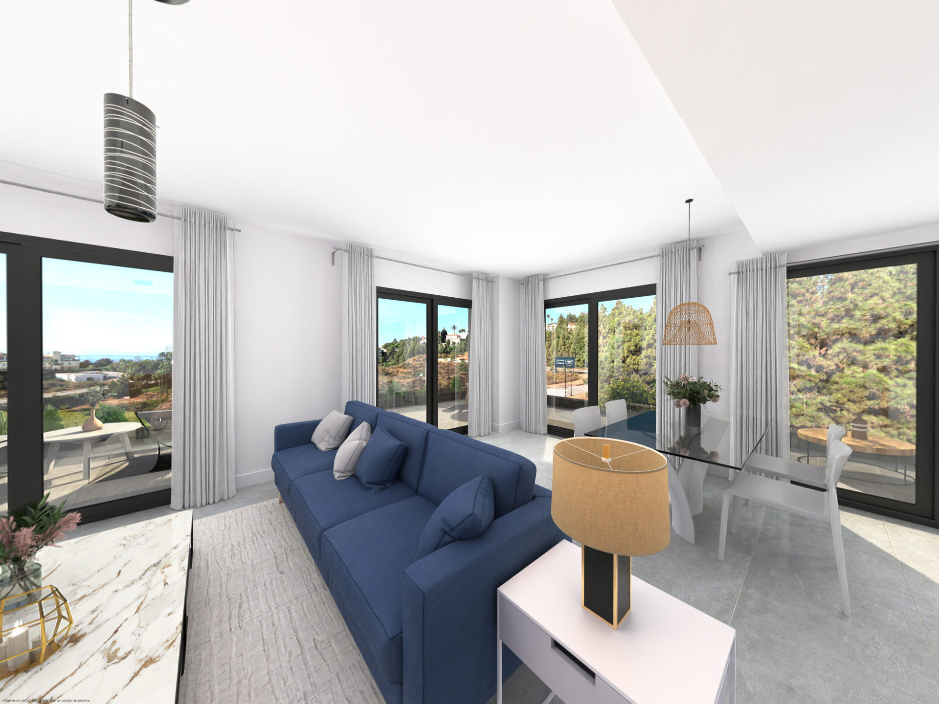 Piso de 3 Dormitorios en venta en La Cala de Mijas