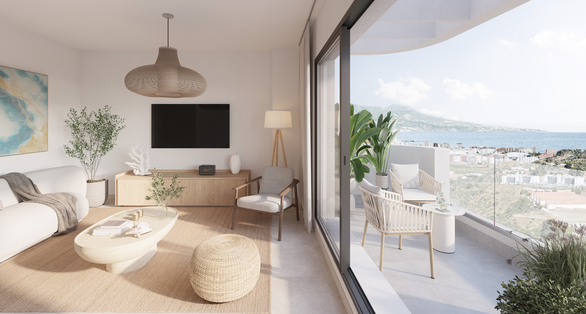 Piso de 3 Dormitorios y 2 Baños en venta en Mijas