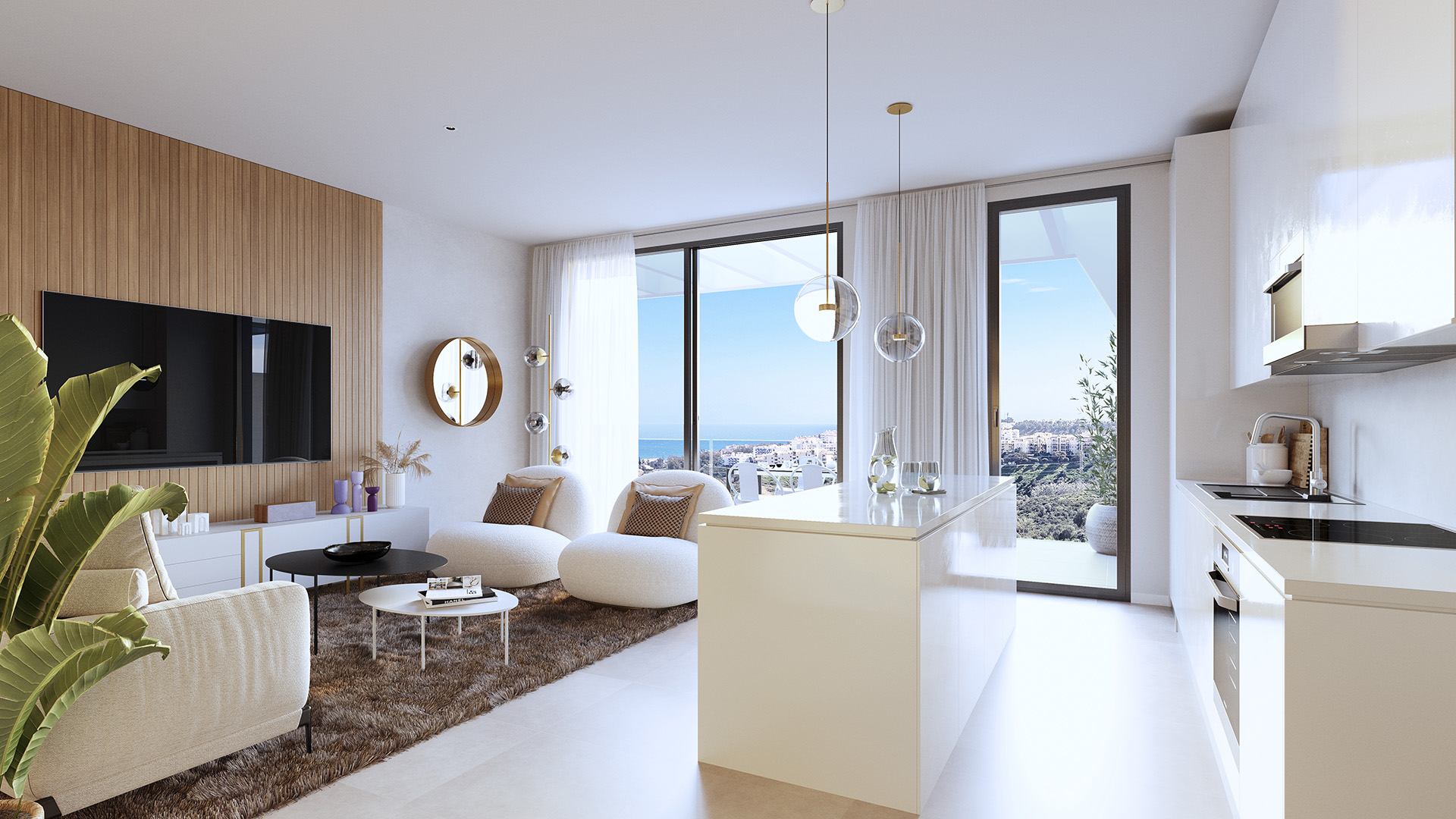 Piso de 3 Dormitorios en venta en Mijas