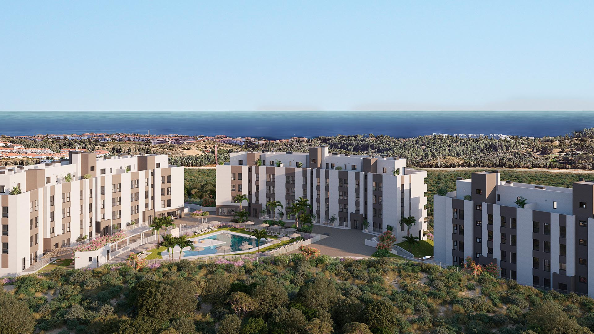 3 кровать Квартира для продажи в Mijas