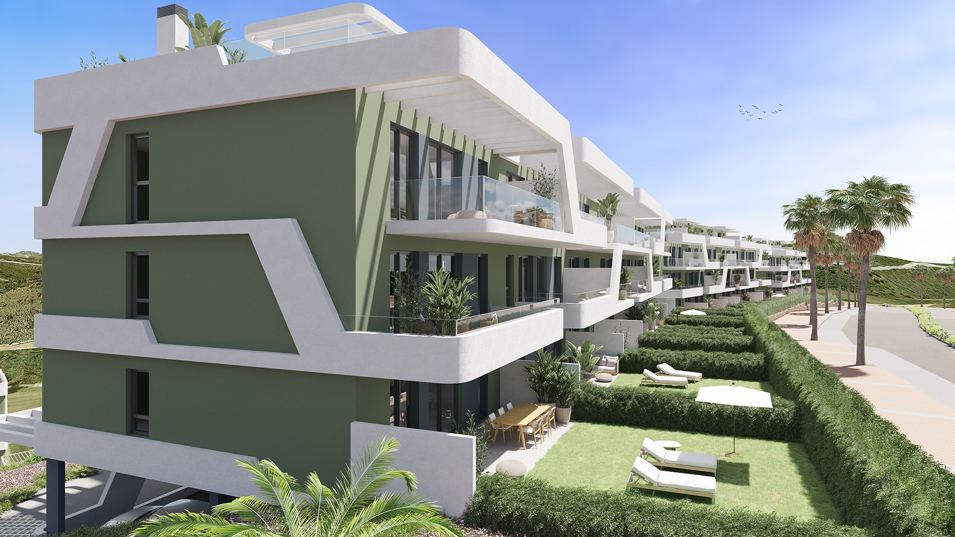 Piso de 3 Dormitorios en venta en Mijas