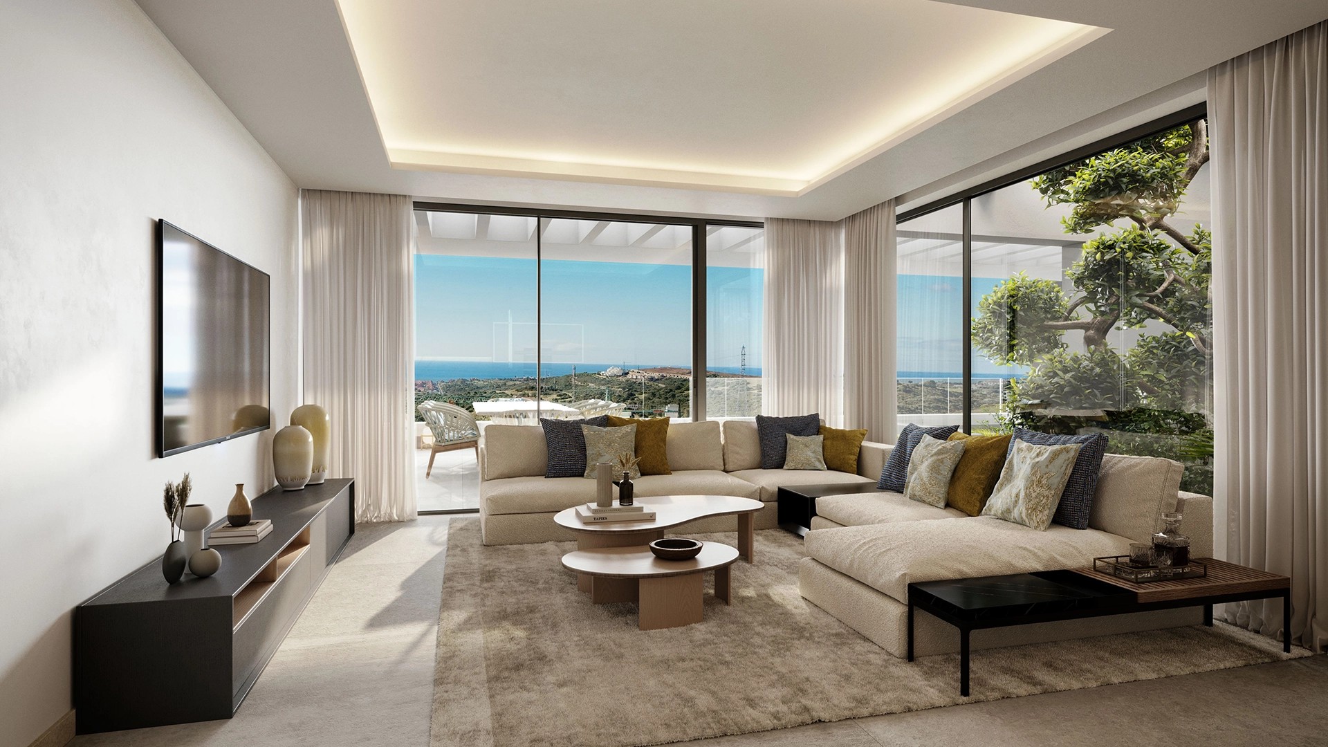 3 спални - Апартамент за продажба в New Golden Mile, Estepona