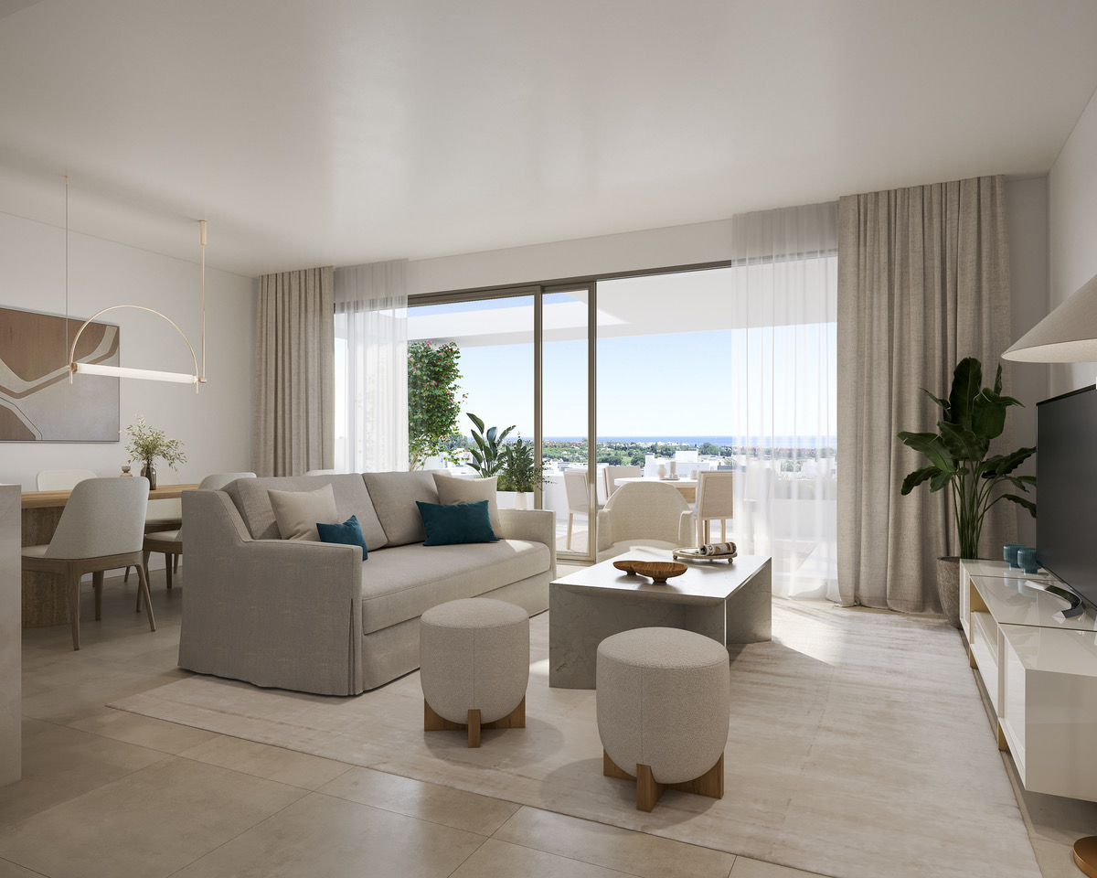 Piso de 2 Dormitorios en venta en Nueva Milla de Oro, Estepona