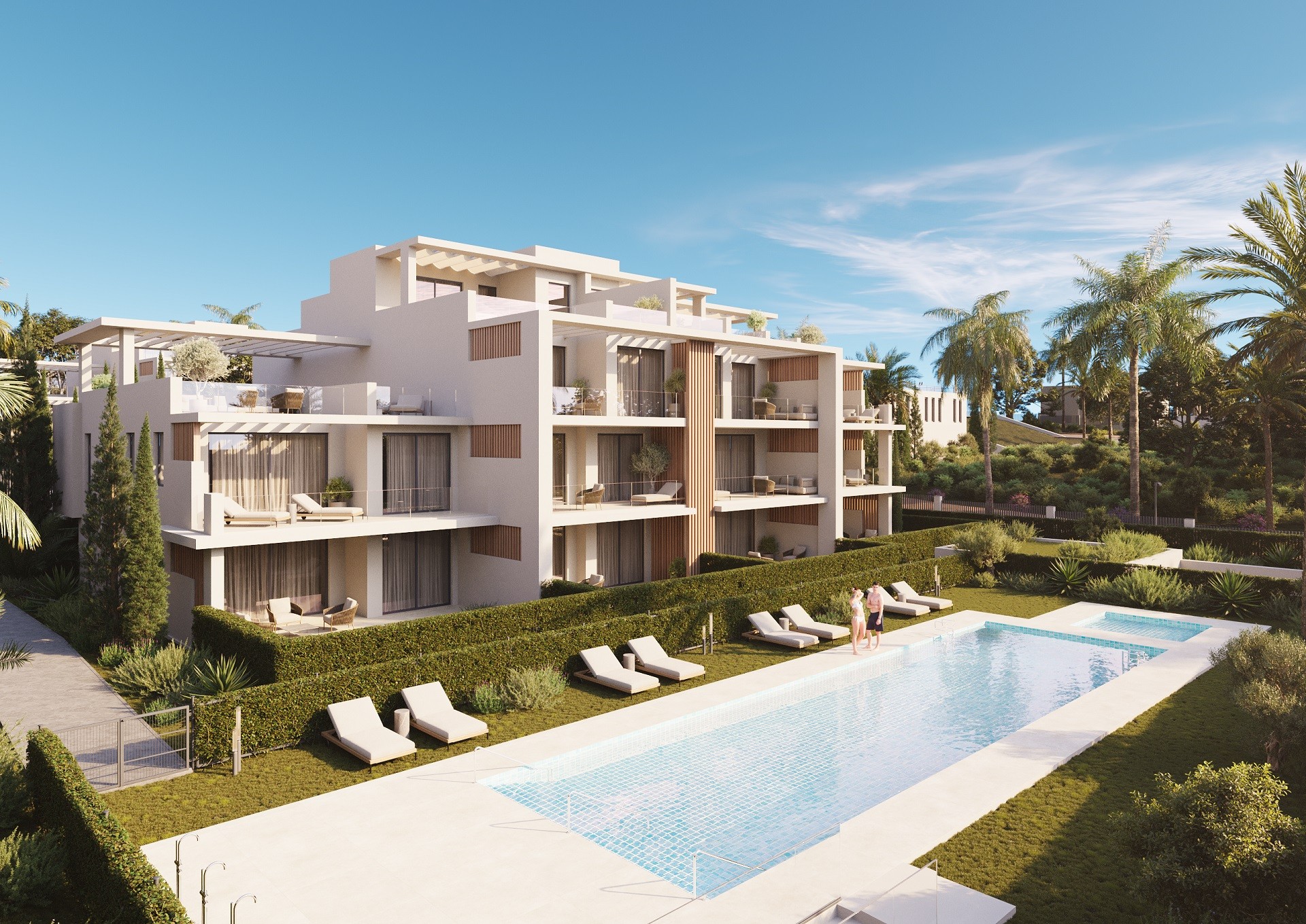 Ático de 3 Dormitorios en venta en Nueva Milla de Oro, Estepona