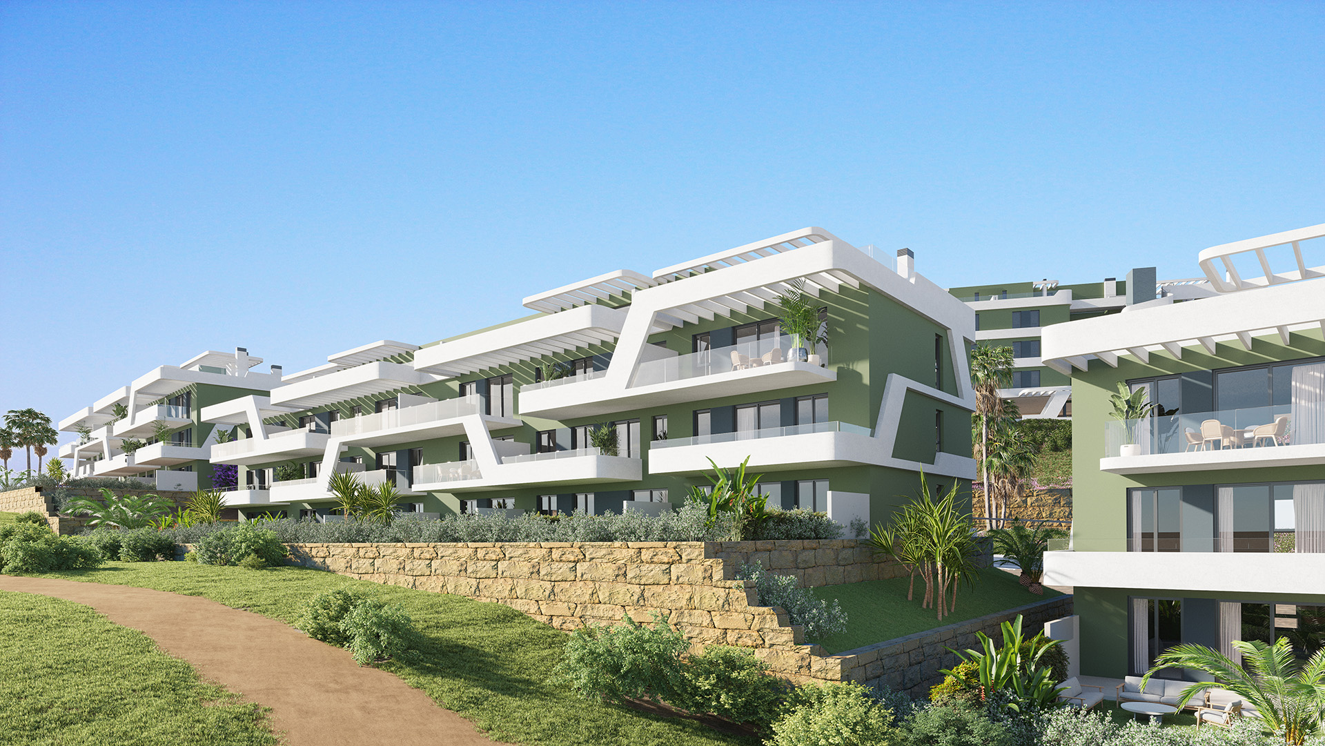 Piso de 3 Dormitorios en venta en Mijas