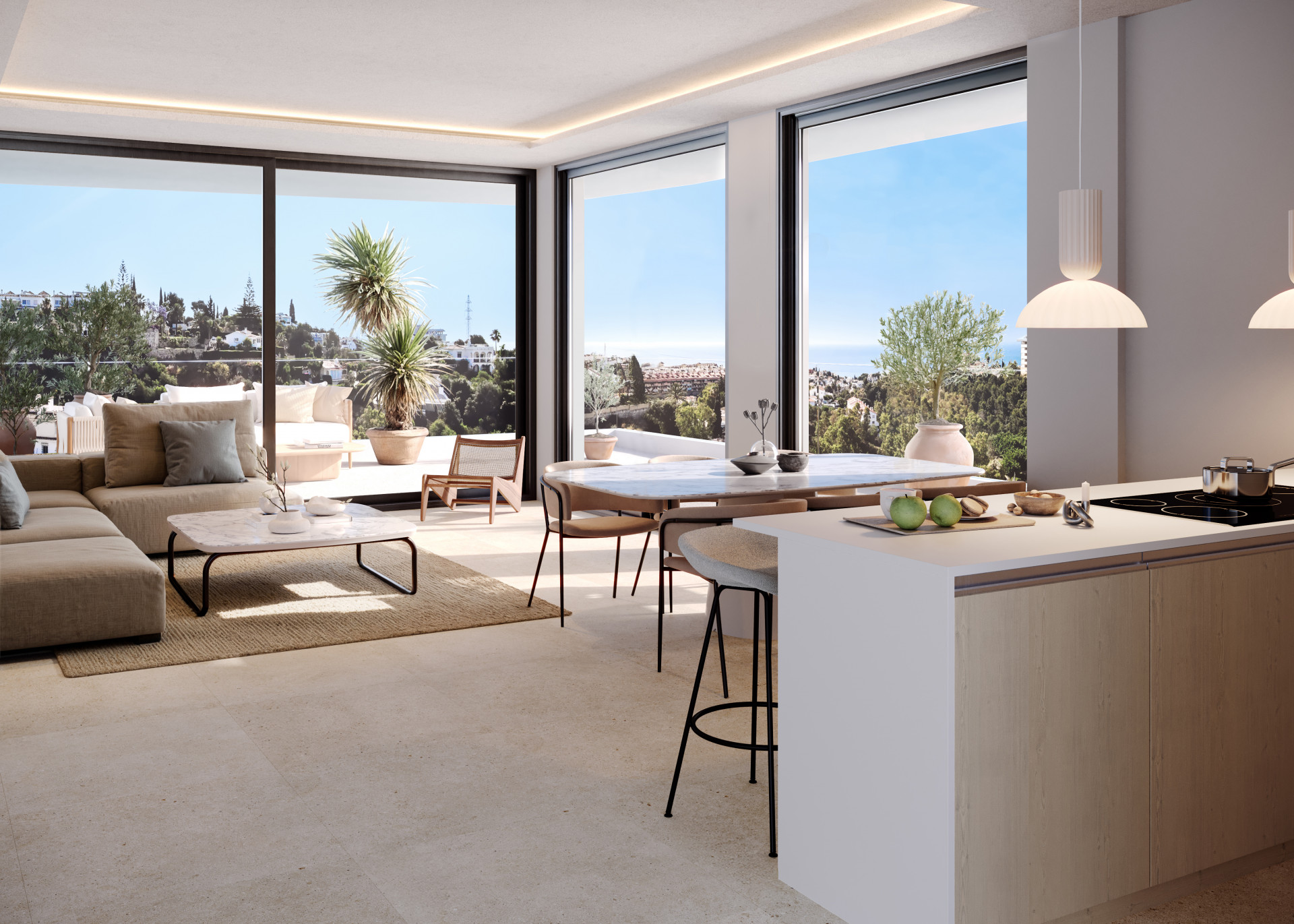 Ático de 4 Dormitorios y 4 Baños en venta en Torreblanca del Sol, Fuengirola