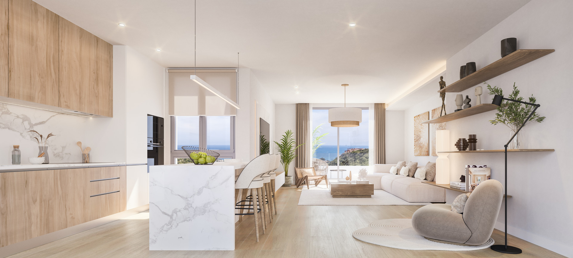 Piso de 2 Dormitorios en venta en Manilva