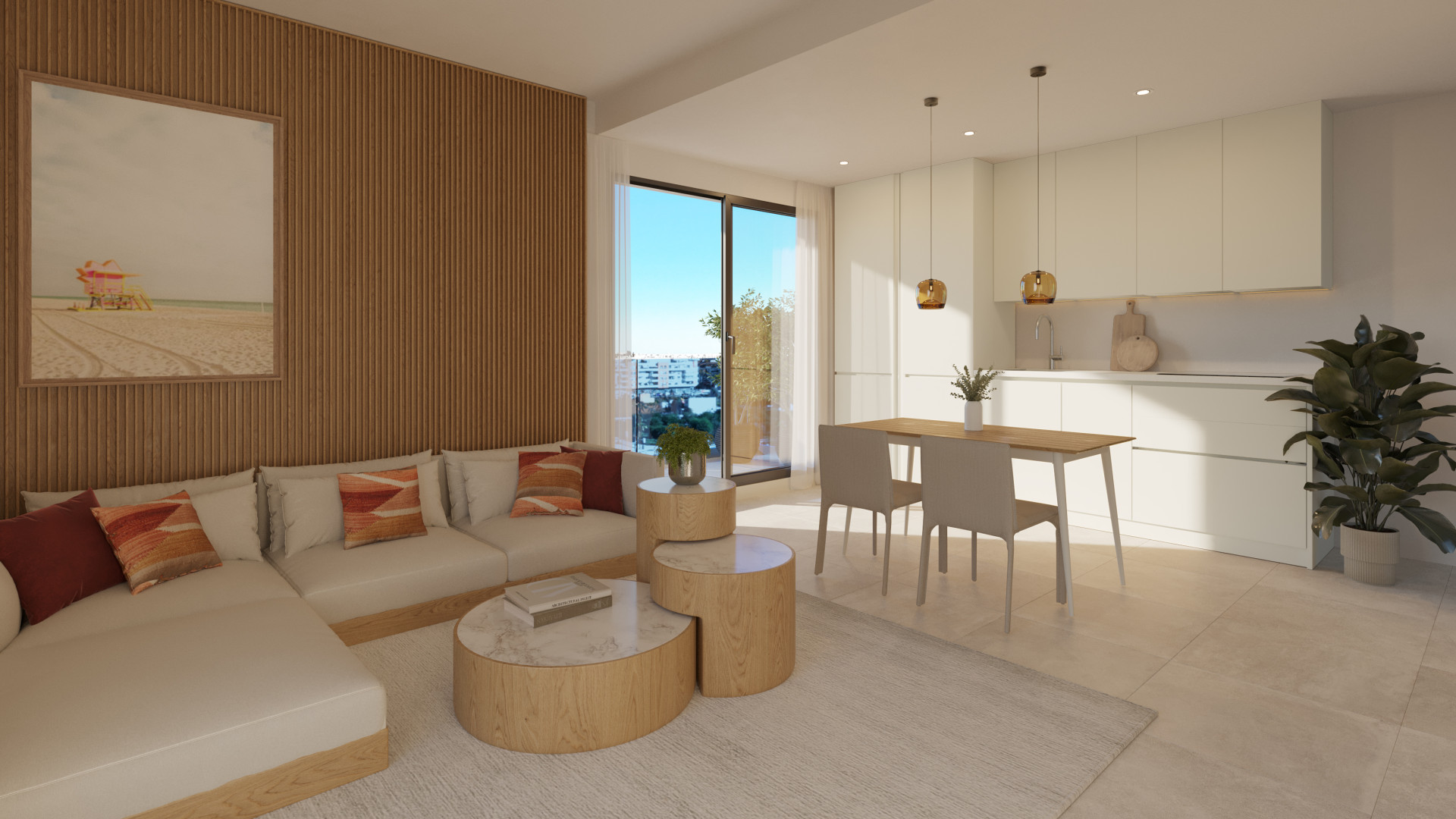 Piso de 1 Dormitorio en venta en Las Lagunas de Mijas