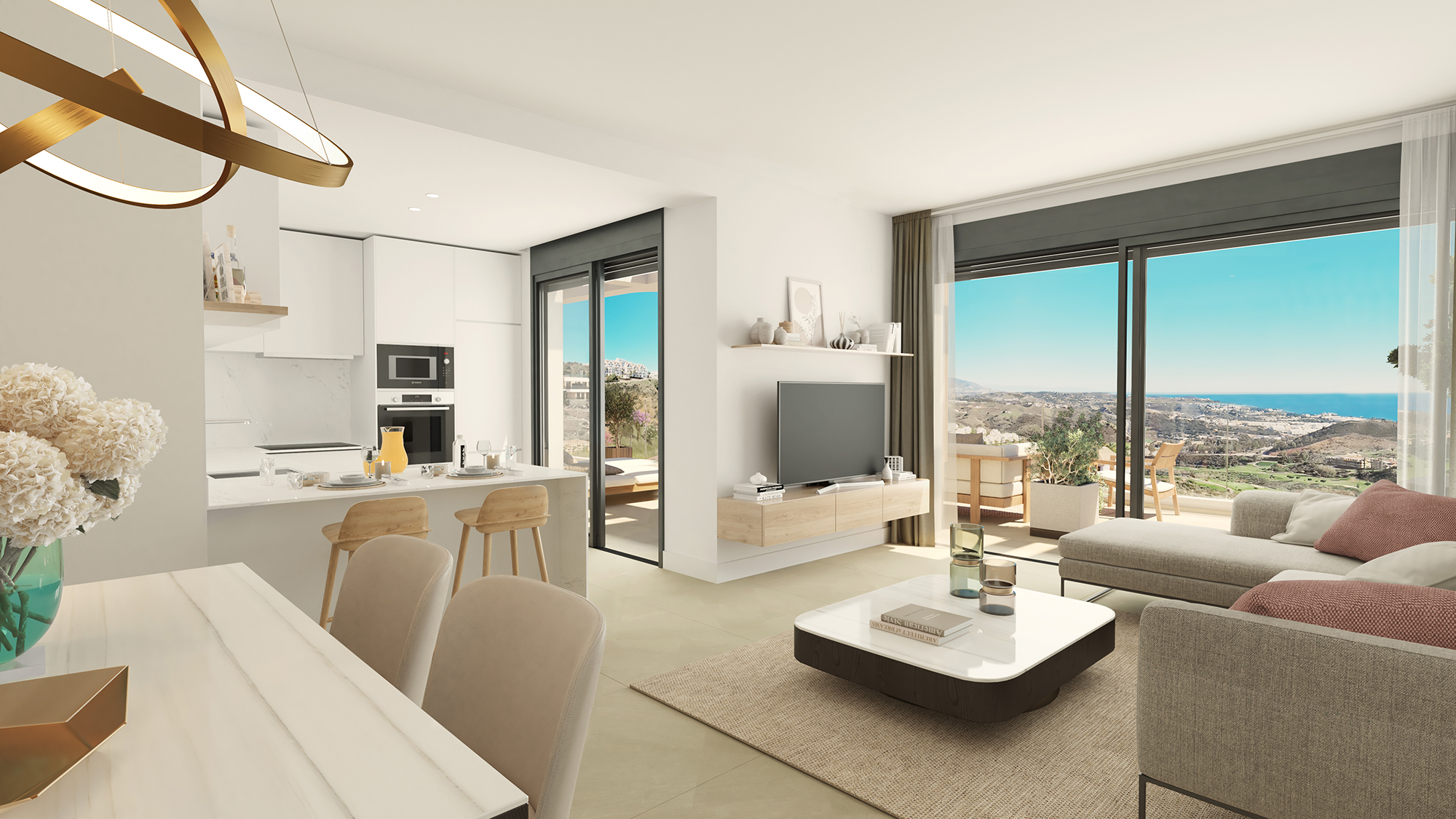 Piso de 2 Dormitorios y 2 Baños en venta en Calahonda, Mijas