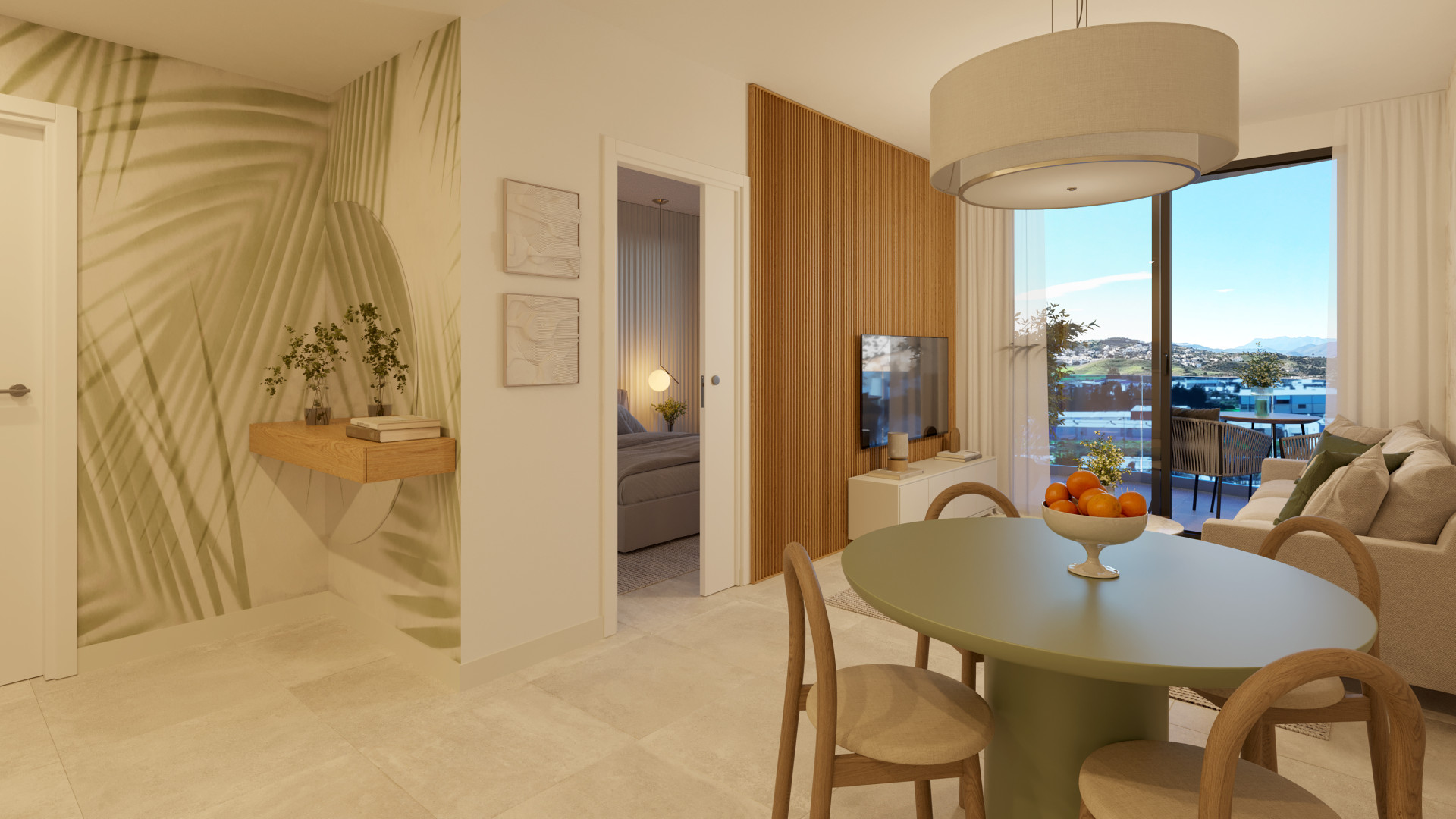 Piso de 1 Dormitorio en venta en Las Lagunas de Mijas