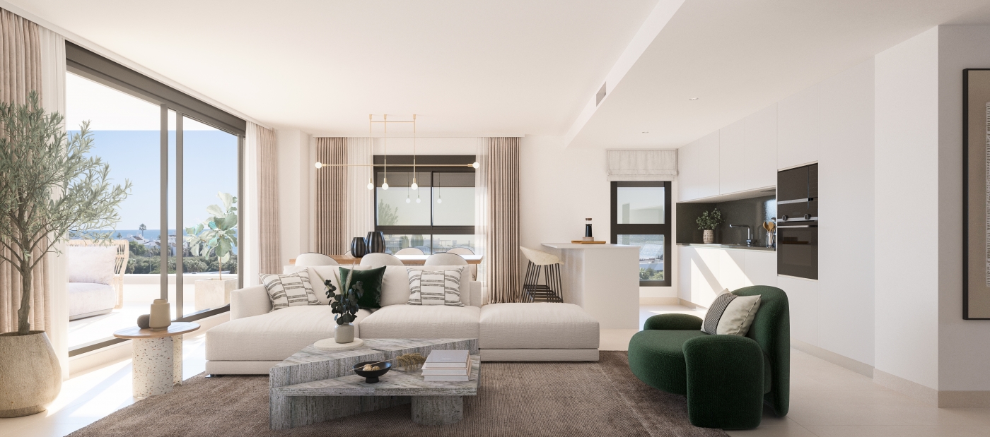 Piso de 3 Dormitorios y 2 Baños en venta en Estepona