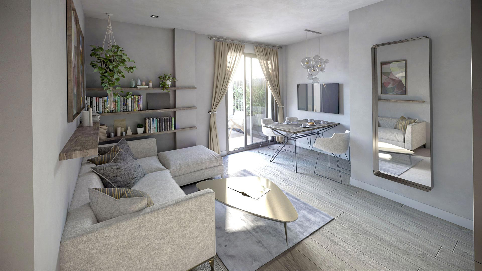 Piso de 3 Dormitorios en venta en Las Lagunas de Mijas