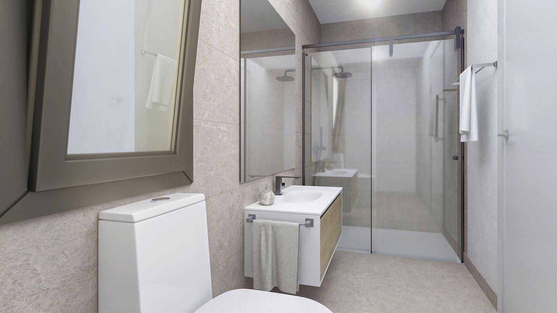 Piso de 3 Dormitorios en venta en Las Lagunas de Mijas